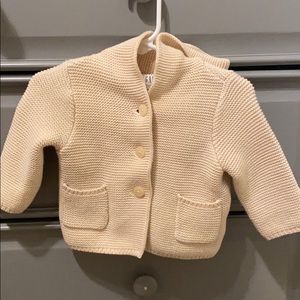 Baby Gap bear hooded cardigan